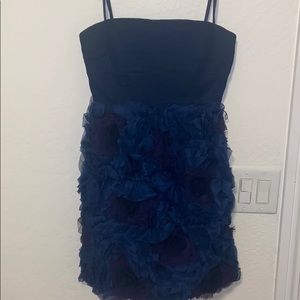 BCBG mini dress strapless navy BCBG MAXAZRIA